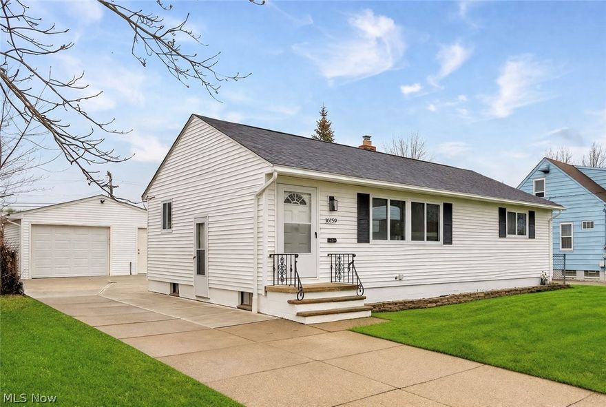 Welcome to 16159 Bowfin Blvd in Brook Park, a fully reimagined 4-bedroom, 2-bath home where every surface has been thoughtfully renewed for modern living. With a new roof and windows in 2025 and major mechanical updates including a new furnace (2020) and brand-new central air, appliances, electrical, plumbing, and more in 2026, this property offers the peace of mind that comes with a true top-to-bottom renovation. The bright, neutral interior creates a fresh canvas ready for your personal style, while the spacious living room flows seamlessly into the beautifully updated kitchen featuring crisp white cabinetry and stainless steel appliances for a clean, contemporary feel. Three comfortable bedrooms are located on the main level and share a chic full bath finished with brushed nickel fixtures and bright white accents. The lower level adds exceptional flexibility, offering a private fourth bedroom, a second full bathroom, and a dedicated laundry and utility area, making it ideal for a guest suite, quiet retreat, or additional living space. Outside, a new 1+ car detached garage complements the home’s refreshed exterior. Completely updated and move-in ready, this home blends modern finishes, functional layout, and long-term value in a convenient Brook Park location.