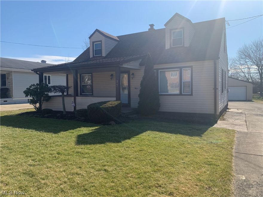 Beautiful Ranch.  Two bedrooms, full bath, kitchen, dining room, living room, laundry room all on first floor.  Beautiful black newer appliances remain.  Huge bedroom on 2nd floor.  Lower level recently finished with carpet, one room can possibly be used as additional bedroom, newer full bath, new sump pump, water line new in August, and large closet.