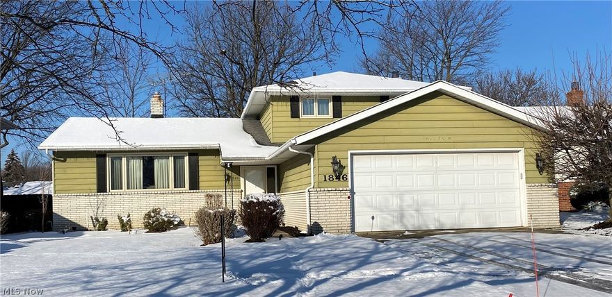 Mayfield Hts,  Lander Gardens,  Spacious Split Level offers 4 spacious bedrooms and 2.5 Baths. Eat in Kitchen overlooks Family Rm.and  offers built in cabinets, a WBFP /glass doors and leads to an inviting  11x14 Bright Sun Room with walls of windows and Skylights. The tiered deck overlooks a private backyard. There are hardwood floors under carpet in all 3 bedrooms and hall on second level and also in living room, dining room and foyer on first level. The Master bedroom has a walk in closet and full bath. A finished basement has loads of storage cabinets, work room, glass block windows and a half bath. Most recent upgrades include Leaf Filter Gutter System 2020 / HVAC 2016 / New Hot water Tank 2021. Bath Fitter and Windows replaced in 2006.  Exterior Accent Lighting. Convenient location to Schools, Freeway, Hospitals, Shopping, Parks and Recreation. POS is in the process.