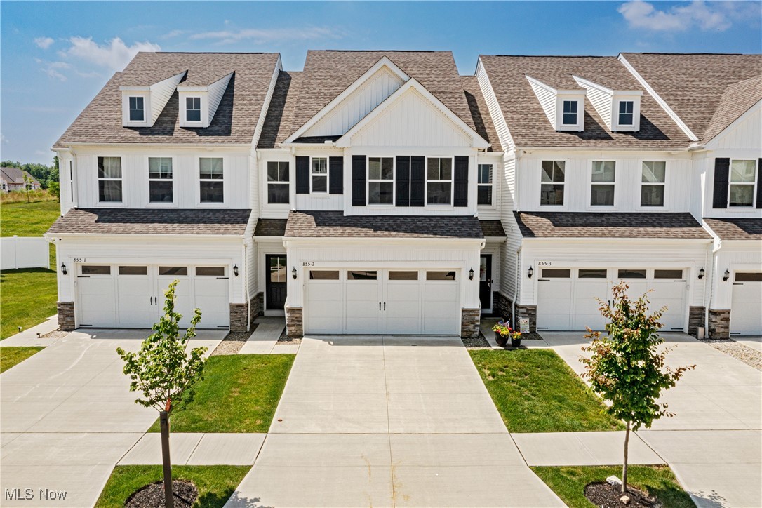 Lifestyle Upgrade – Now with a New Price!
Step into a home that feels like a model & lives like a dream. This move-in ready, modern townhome isn’t just a place to live—it’s a lifestyle choice, designed for those who crave comfort, style, & simplicity all in one.
Welcome to Renaissance Park’s largest floor plan, where natural beauty meets contemporary living. Enjoy peaceful, private views from your secluded patio—perfect for morning coffee, or winding down w/ a glass of wine. The open-concept layout flows effortlessly, ideal for entertaining or simply enjoying your own sanctuary.
Gather in the designer kitchen w/ granite countertops, gas cooktop, stainless appliances, & custom cabinetry w/ pullouts. Whether you're prepping a gourmet meal or chatting w/ guests at the oversized island, this space is both practical & polished. Cozy up by the electric fireplace w/ quartz hearth, or relax in the bonus garden room that connects seamlessly to your outdoor retreat.
Every detail is thoughtfully curated to support easy, elevated living—from the separate pantry and mudroom with built-in storage to the elegant powder room & 2-car garage.
Upstairs, your primary suite is a true escape. Flooded with natural light, the tranquil sitting area invites you to unwind w/ a book or enjoy quiet mornings. The suite includes a generous walk-in closet, spa-style bath with double vanity, walk-in glass shower, and private water closet with stylish barn door. Conveniently nearby is the full laundry room w/ high-efficiency washer/dryer, making daily routines effortless.
Two additional bedrooms—one with an ensuite bath and walk-in closet, & the other ideal as a spacious home office—complete the upper level.
This is low-maintenance living at its best. Spend your weekends exploring nearby walking trails, golf courses, & local restaurants, not mowing the lawn or shoveling snow—your HOA has it covered.
Live the lifestyle you’ve been waiting for—modern, relaxed, connected, and carefree.