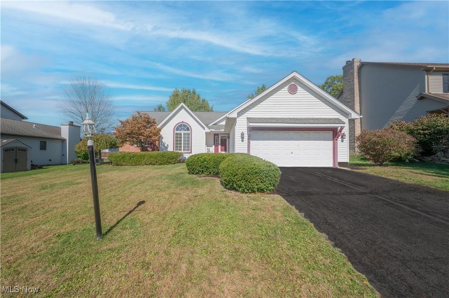 Charming Countryside Ranch with Modern Updates & Private Backyard Oasis! Welcome home to this beautifully updated 3-bedroom, 2.5-bath ranch that perfectly blends comfort and style. Step inside to discover a spacious layout featuring an updated kitchen with sleek stainless-steel appliances, brand-new cabinets, and gorgeous countertops-perfect for everyday living or entertaining. Cathedral family room with floor to ceiling stone fireplace! Enjoy the natural light pouring into the huge sunroom, ideal for relaxing mornings or cozy evenings. The master suite offers a private retreat with a full bath, while the convenience of first-floor laundry adds to the home's practical charm. 2 car attached garage and perfect backyard! Don’t miss this move-in-ready gem-schedule your showing today!