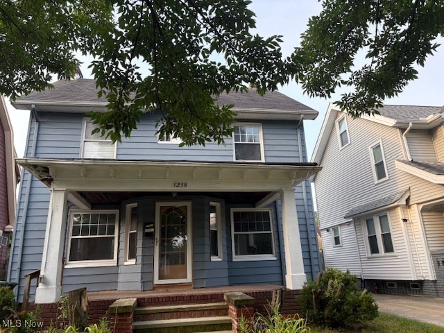 Charming and full of character, this classic colonial at 3258 E Berkshire Rd is nestled on a quiet, tree-lined street in the heart of Cleveland Heights. Featuring 4 bedrooms and 1.5 bathrooms, this home offers original details throughout and a warm, inviting layout. Step inside to a spacious living room with a cozy fireplace and large windows that fill the space with natural light. The formal dining room includes built-in cabinetry and leads into a bright sunroom—perfect for a home office, playroom, or reading nook. The kitchen is functional and inviting, with ample cabinet space and room to personalize. Upstairs you'll find four comfortable bedrooms and a full bath. The partially finished basement provides additional living or recreation space, plus a laundry area and storage. Outside, enjoy a private backyard. Located just minutes from Cedar Lee shops, restaurants, parks, and schools, this home is ideal for anyone seeking comfort, convenience, and community. Don’t miss the opportunity to make it yours schedule your showing today!
