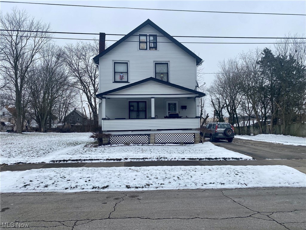 Come see this charming 3 bedroom home situated on a double lot, located on the west-side of Youngstown. The Home features a lot of the original charm, which include some beautiful built-ins and wood work. The main floor features a large living room, formal dining room and a kitchen with plenty of space. Upstairs you'll find 3 nice size bedrooms, a large full bathroom, and access to a walk up attic that could be finished into a 4th bedroom. The home has a newer electrical panel, the hot water tank was installed in 2019 there is also a full bathroom in the basement that needs remodeled and could be used. The home does need some TLC but can be lived in while you do the minor repairs/updates needed. Schedule your showing today before its gone.