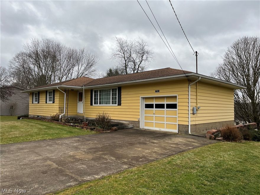 McCormick Live Real Estate Auction ~ Thursday Eve. April 4th 2024 @ 6:00 P.M. ~ 3 Bedroom Ranch Home 
Columbiana County ~ East Palestine City ~ East Palestine Schools
Good 1 story frame home of approx. 1284 sq. ft. built in 1966. Birch kitchen with island and laminate flooring. Dining area with linen closet and oak trim.  Carpeted living room with large bay window. Formal Entrance. Large first floor bath with tile floor, birch cabinets and linen closet.  3 bedrooms w/closets and hardwood flooring. Full finished walk out basement with paneled walls, stone electric fireplace, cement floors and ¾ bath. Newer natural gas forced air heat and hot water tank. Electronic air filter. Laundry hook up with washer & dryer in basement. Birch trim throughout most of the home. Replacement windows. Fuse box electric, central air. 1 car attached garage. Wood siding and shingle roof. Also a detached 2 ½ car cement block garage. All situated on a 95 x 160 city lot with all utilities, concrete driveway and alley access to 2nd garage. 
Note:  Home is in need of some updates. 
Terms on Real Estate: 10% of the contract price down day of sale, balance due upon delivery of deed and title guarantee. This property sells subject to Columbiana County Courts. There will be a 10% buyer’s premium added to the final sales price to constitute a contract price.