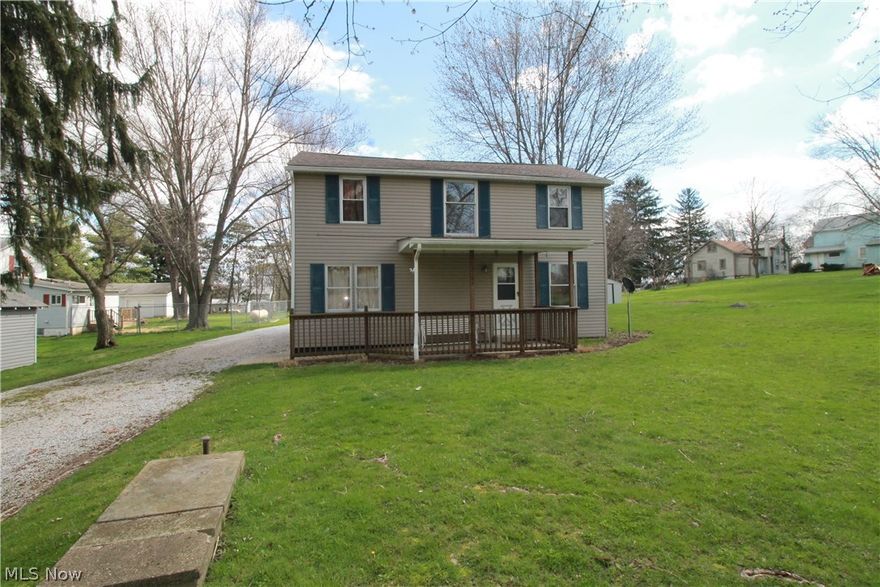 BUY, RENT, Land Contract! Huge lot, two parcels. Beautifully updated Colonial boasts many updates such as: A/C, Roof, and Furnace in 2007; Septic repaired in 2011 with every two year check up. Travertine tile in the mud room. This lovely home was completely redone between 2007 and 2010 including, replacement of trim and interior oak doors throughout, inside newer cabinets. Also, a washer and dryer in 2012.  All beams offer additional storage throughout. This is a double parcel lot in which the home sits on with tons of parking situated on a quiet street. You will also find a 10 x 12 shed built in 2013 for extra storage.