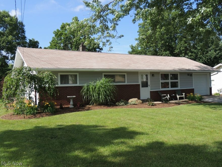 Looking for a great property with an awesome backyard, close to everything including the schools? Look no further! This great ranch is well kept and cute as a button! Walk into the neutral living room with modern ceiling fan, then to the open kitchen! The cabinets here are a cheery white with updated countertops and backsplash, includes a breakfast bar, too! This floor plan could be easily a 4 bedroom or a 3 bedroom with a formal dining room! All the bedrooms are spacious and have double closets with new closet doors & built in cubbies above for extra storage bonus! Full bath with newer tub surround, updated vanity and toilet. The attached garage has 220vac, door opener and new door in 2013. Gas forced air furnace 2012, central air conditioning 2013, roof updated 2007, new shed in 2008. Freshly painted exterior in 2014. New screen door and 2 new steel entry doors as well! Don't miss the patio and the great backyard when you step out from the garage!