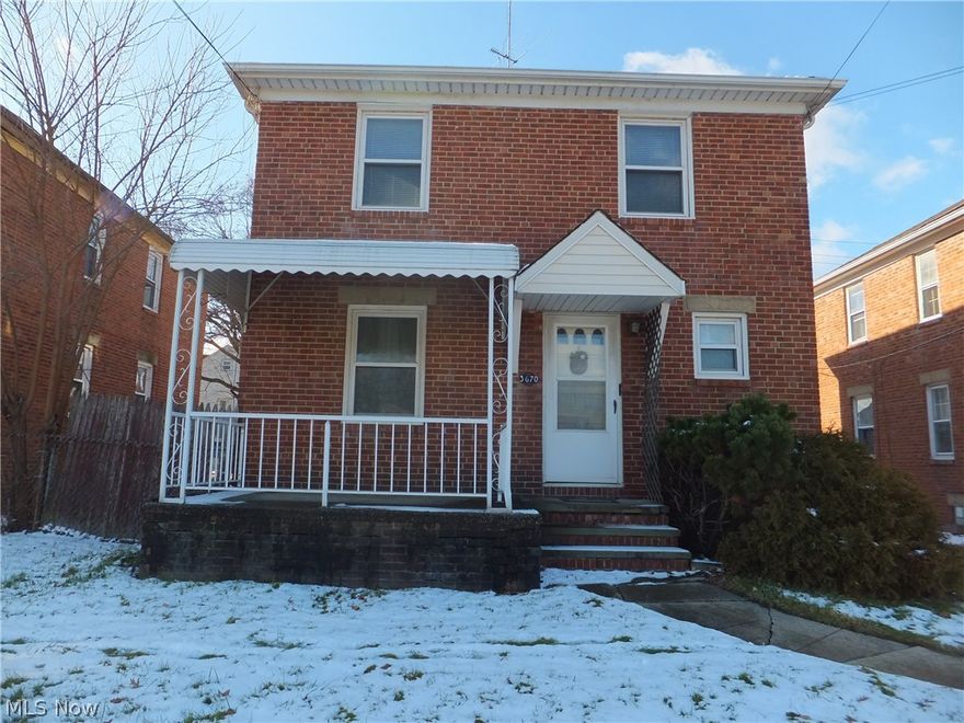 WELL KEPT BRICK TWO FAMILY, 2 bedrooms each unit, newer furnaces, updated windows, 2 car garage