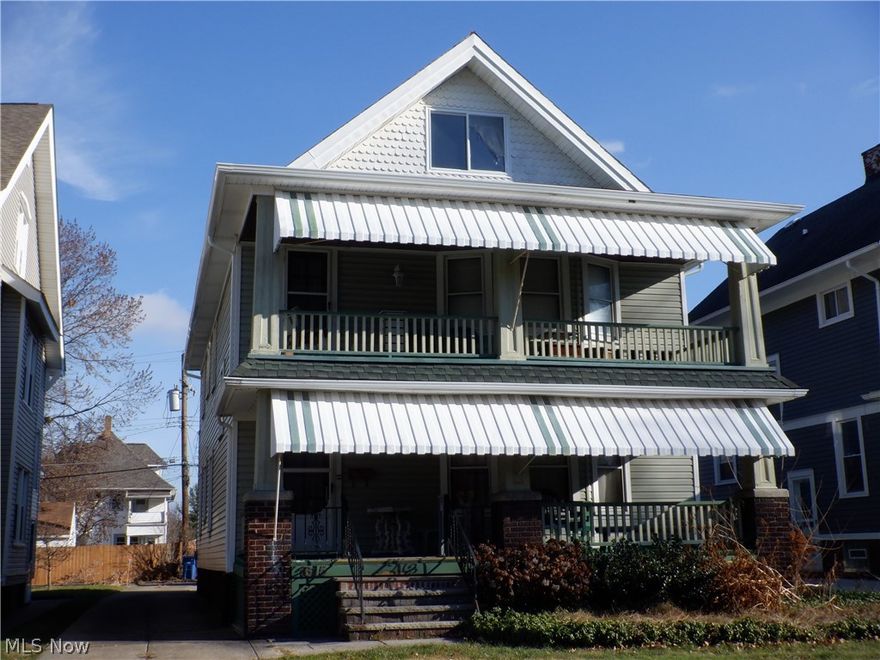 This Solid Built 2 family in the heart of Lakewood offers plenty of storage, a partially finished 3rd floor, natural woodwork and a great location. Fireplaces in both units, Formal Dining rooms and plenty of space with 1196 square feet down and 1176 square feet up, with possible expansion on the 3rd floor...walk out porch with sliding glass doors gives the 3rd floor some beautiful views of the city...make your appointment Today!!