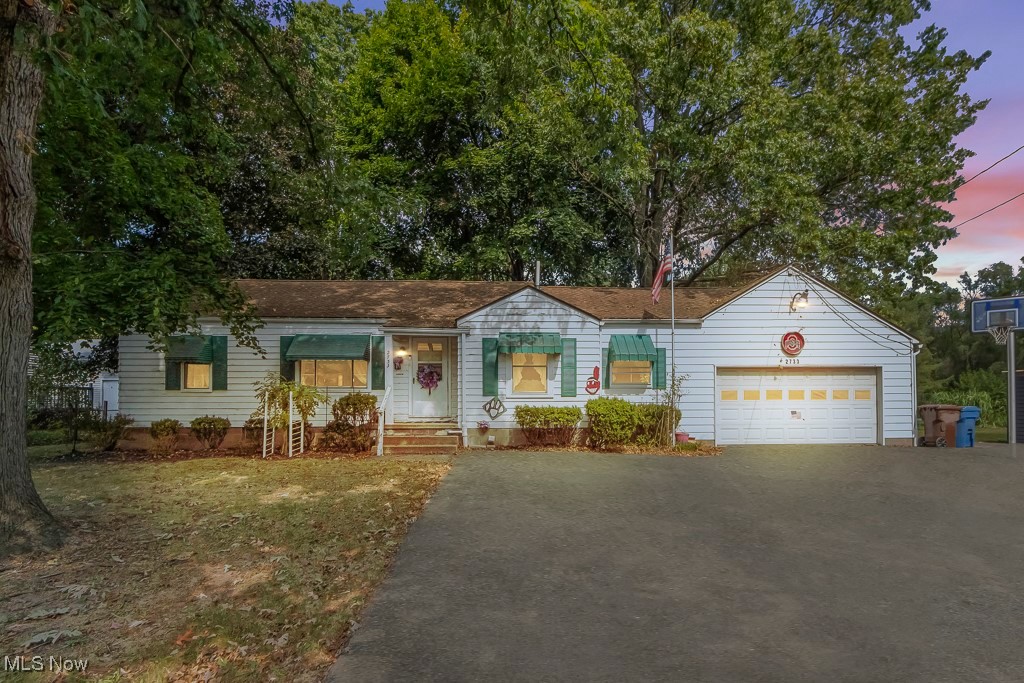 Adorable 2 bedroom, 2 bath ranch with 2 car attached garage. In need of a little TLC. Enter your large living room featuring a corner fireplace and carpet. The galley style eat-in kitchen comes with appliances. A large dining area makes this space ideal for large gatherings. With 2 nice sized bedrooms and 2 full baths all on the 1st floor makes everything convenient. Outdoors is a covered porch and fenced in the backyard. Close to so may amenities. A 1 year home warranty included. Call today to schedule your showing.