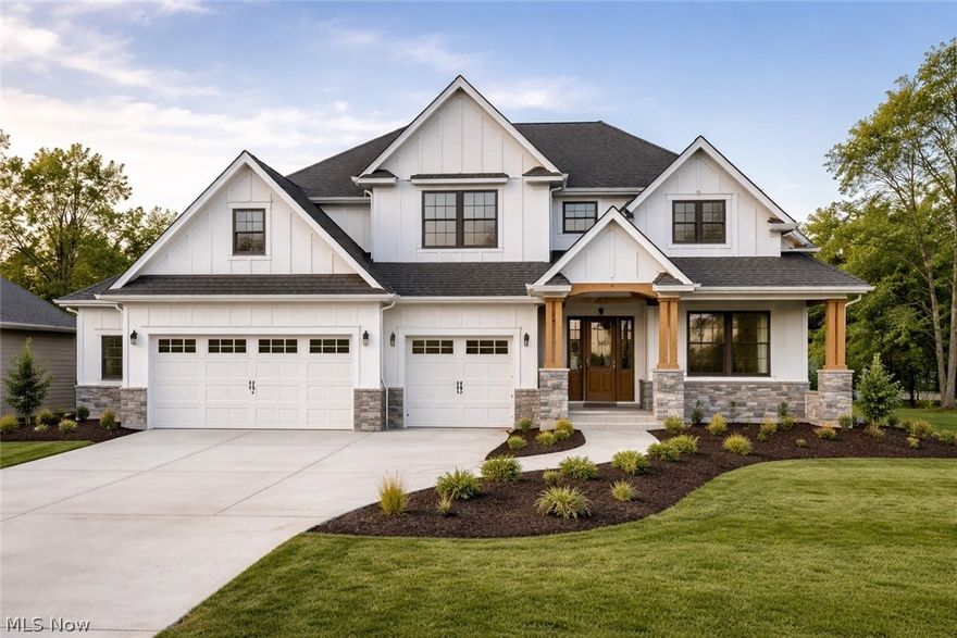 .93 acre lot, will build to suit. Buyer may bring their own contractor, or we will build for you. Listing photo used is an AI Generated image of possible building design.