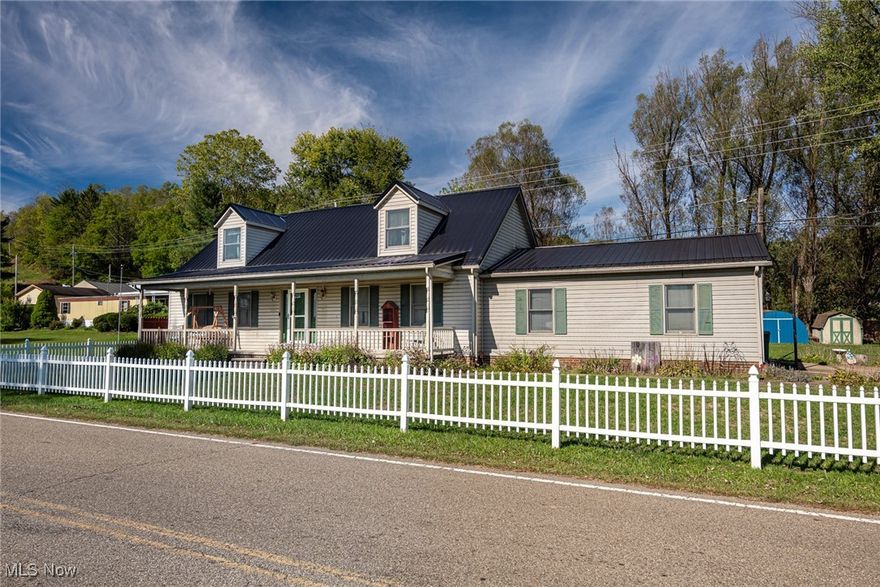 Enjoy peaceful country living just minutes from town in this inviting three-bedroom, 2.5-bath home. The main-level owner’s suite offers comfort and convenience with a spacious walk-in closet, soaking tub, separate shower, and oversized vanity. Two upstairs bedrooms feature charming dormer windows, generous closet space, and a shared full bath.
The main floor also includes an open kitchen and dining area, a nice living room filled with natural light, and a convenient half bath. Downstairs, the finished basement provides a flexible family or recreation space complete with a working wood-burning stove. 
Step outside to enjoy a classic country front porch, a back patio with fire pit, and a large, level, fenced yard ideal for relaxing or entertaining. The owners are continually working on improvements so this is a must see!