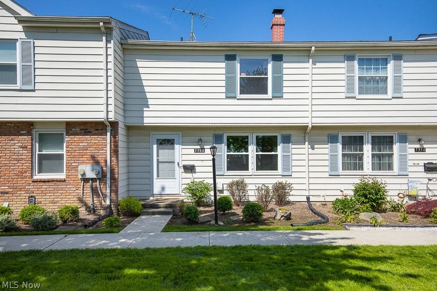 Welcome to this recently remodeled and move-in ready condo located in the desirable Western Reserve Community in Mentor with over 1,600 living sq ft, open floor plan, finished basement, backyard patio with a privacy fence, and a designated 1 car garage parking space. The kitchen features soft close cabinetry, granite countertops, mosaic tile backsplash, breakfast bar and brand new stainless steel appliances which are all included. The kitchen opens up into the dining room which then leads into the family room and features a fireplace. The spacious owners' suite has a large walk-in closet as well as a vanity. The lower level features the laundry room and a half bath to round the tour. This unit comes with a designated parking spot plus there is plenty of visitor parking. Conveniently located near Great Lakes Mall, Lakeland Community College, parks, shopping, restaurants, and other local attractions. INCLUDED are all kitchen appliances and washer/dryer. This community features a low monthly maintenance fee and features pool use. This condo is a must see! Schedule a private tour today!