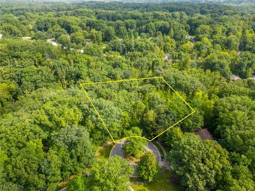 Spectacular and rare 2-acre land parcel sited at the end of a cul-de-sac. This property abounds with privacy and serenity and is perfect to escape the hustle and bustle of today. Best of all, it is located in highly sought-after Brecksville. Create a custom floor plan or modify a builder’s existing floor plan to create your dream home among the oaks, sycamores, ironwoods and tulip poplars that await a walking path to the creek. All surveys required by the city are completed: detailed topographic, boundary, tree, geotechnical with soil samples, and geophysical surveys. This property is a nature lover’s and outdoor enthusiast’s dream close to the amazing Cuyahoga Valley National Park, Towpath Trail, and ski areas. The CLE Metroparks Brecksville Reservation has paved & unpaved trails for walking, bicycling, hiking, and horseback riding with connections to the Buckeye Trail. Additional amenities include downtown Brecksville shops & restaurants, upscale grocery (Heinen's), the community library, a state-of-the-art recreation center (64,000 sf w/2 water parks), and upcoming Valor Acres: a residential, retail, and business development.
You can have it all—your dream home on a gorgeous lot surrounded by nature and only minutes away from whatever you need!