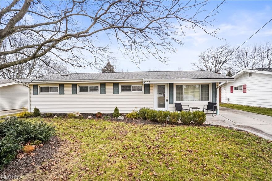 Welcome home to this very well maintained 3 bedroom, 2 full bath home with a 25 x 14 fireplaced family room addition! Step into the  formal living room with cathedral ceiling which is open to the dining area which leads to the charming kitchen.  The home is light and bright with ample sunlight and the recently painted interior has nice neutral colors throughout. There's newer carpet in the bedrooms and  newer vinyl plank flooring  in the family room plus a newer gas wall mounted  heater to keep it cozy and warm. Outside there is a covered patio overlooking the semi private, partially fenced back yard with fire pit and a 2 and a half car detached garage plus a great concrete driveway with a large patio area. Updates include: updated bathrooms in 2019, garage rebuilt in 2012, HVAC and windows installed in 2016, Fridge in 2021,Oven in 2019, Roof in 2011 and family room wall  heater in 2023. What more could you ask for!  Do yourself a favor and call today!