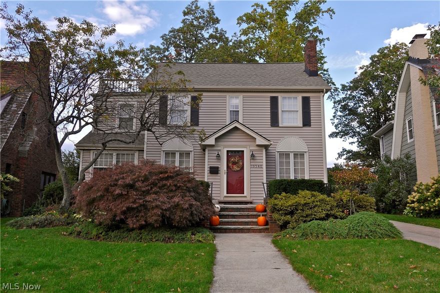 Spacious Beach Cliff One Colonial! 4 bedrooms and 2.5 bath Home! Gleaming Hardwoods throughout.  Open floor plan offers Living room with Fireplace, Music room, 1st floor home office, Eat-in kitchen and Family room. Kitchen updated in 2016. Newer windows, roof, waterproofing warranty. Master suite with spacious bath and walk-in closet. 3rd floor for guests, teens, or nanny! Enjoy this pristine home in the heart of Rocky River's Beach Cliff One Neighborhood. Walk and bike to RR Park, Lake, Beach, Shops, Schools, CYC. Exterior Deck and sweet little yard to play in. Oak Beach Privileges too!! PLEASE SEE BROKER REMARKS FOR SHOWING INFO