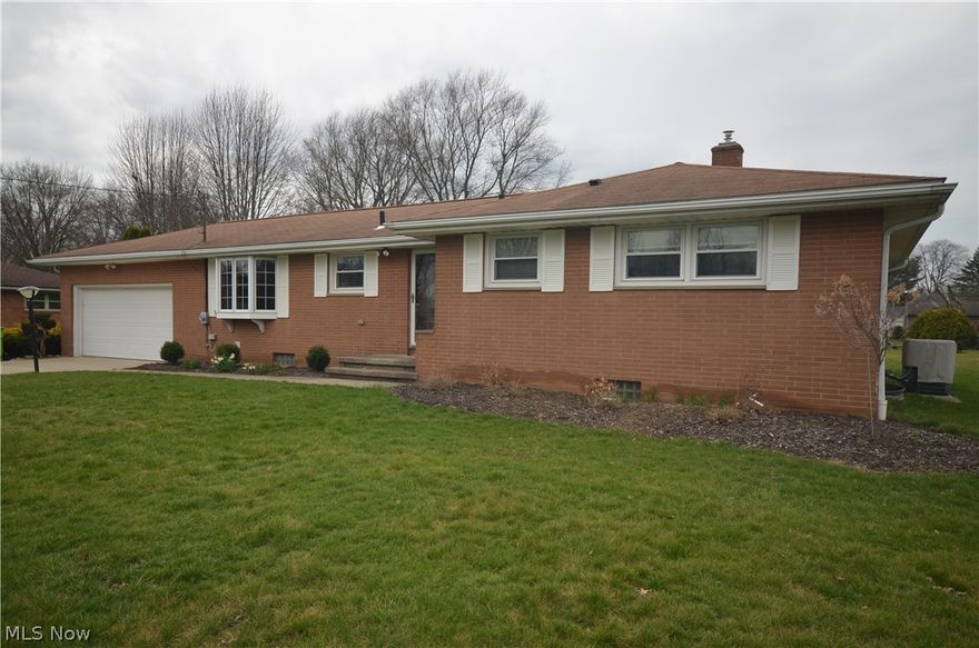 Brick ranch professionally remodeled with a giant kitchen w island and walls removed to open up the layout of this Stillmeadow Estates home. Spacious remodeled kitchen featuring a large island w breakfast bar, bay window for an additional eating area and oversized upper cabinets, granite counters, tile backsplash, under cabinet lights, tile floor & French Door Refrigerator, range, microwave & dishwasher all stay. The wide open layout leads to the flex space for a large dining area w big storage closet that is open to the gorgeously remodeled great room. The 1979 addition of the great room was remodeled as well and features a big stone woodburning fireplace w mantel & raised hearth flanked by shelving/cabinets and updated LVP flooring. There is access to the rear patio w beautiful covered area - pavilion w electric and two sheds out back and a fenced in area ideal for animals. The master bedroom has a private half bath w a laundry chute and all 3 bedrooms feature hardwood flooring. The hallway full bathroom was beautifully updated - tall vanity w drawers & granite counter, step in shower, additional cabinet and tile flooring. The basement is professionally finished w 2 spacious rooms one with additional built in storage w a deep closet & additional storage. The unfinished area provides plenty of extra storage plus glass block windows & the laundry area w utility sink, extra shower head and the washer/dryer stay! Updates include: ‘20 Patio w Pavilion. ‘19 Windows, Hot Water Tank. ‘16 Great Room Remodel. ‘15 Kitchen, Removed wall and added header in attic, LVP flooring, Added Attic Insulation, Full Bath Remodel, Master Bath Remodel, Electrical Panel, Kitchen Appliances, Cast Iron stack replaced and more! Also a 2 car attached garage w hot/cold water, opener, electric & man door. All brick ranches in Stillmeadow Estates are highly sought after- close to schools, rec center, Maca Pool, Shopping/Restaurants and easy highway access!