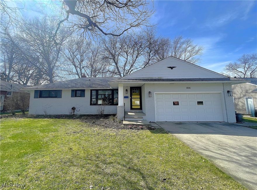 Beautiful, updated ranch with bright open living space, a renovated kitchen, modern bathrooms, and pristine hardwood floors. This home is a ?must have.? Upon entry, a foyer leads to the light living room complete with a picture window which opens to the formal dining room.  The spacious kitchen is a chef?s dream with granite countertops, silent close cabinetry, subway tile backsplash, stainless steel appliances including a gas range and hood, undermounted sink with pre-rinse pull down style faucet and an array of versatile storage. The kitchen opens to an eat-in dining area that could also make a nice office or sunny breakfast room, with access to the covered back patio. The half bath is conveniently adjacent.  Three generously sized bedrooms and a very nice full bathroom with a dual sink vanity are off the living room hallway.  A finished basement, complete with a kitchenette, luxury vinyl flooring, and coordinating, full bathroom could make a great suite and/ or exceptional entertainment room, complete with a movie projector and surround speakers.  Enjoy the outdoors from the covered patio or out in the fully fenced backyard, which includes extra storage in the garden shed.  Don't miss out on this move-in ready, low maintenance property that also includes new windows, a new furnace, air conditioner, waterproofing and electric panel.  Located within Mayfield city school district. Conveniently located near parks and golf courses like Highland Heights Community Park, Cleveland Metroparks North Chagrin and Euclid Creek Reservation, Stonewater Golf Club and Airport Greens Golf Course. The Mayfield Cuyahoga County Public Library, retail, dining, health care facilities and highway access are all conveniently within a few miles. Seller is offering a home warranty for the buyer.