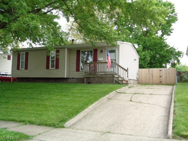 Don't miss this one!!!!!!!!!
Welcome to your new address! So many updates have already been done to this home! Move in and enjoy your fenced in backyard and deck this summer! The finished basement is a great place to relax. The updated kitchen and bath are beautiful!
Updates since 2011 include roof, siding, kitchen, flooring, countertops and cabinets. bathroom, new entry doors and interior doors, glass block windows, finished basement, vinyl shed, large deck, privacy fence, new baseboard and casing, gutter guards,
Hurry and see this house before it's gone!
