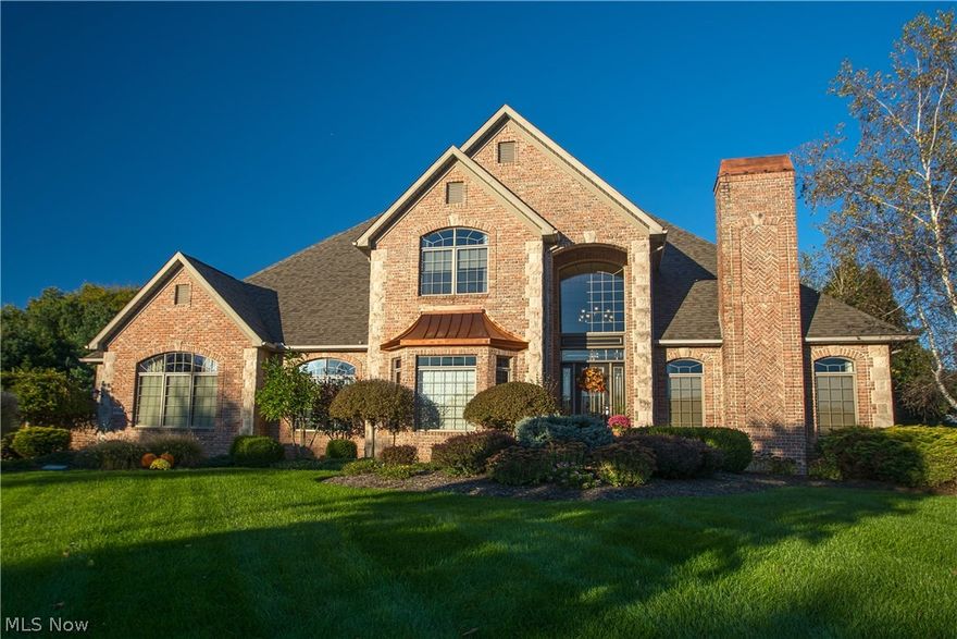 Consider this custom-built five bedroom home in Jackson Township on a beautifully landscaped lot. Not to be mistaken for anything less than quality, impeccable style, and flawless conditions are obvious as you walk through the handsome wood entryway. This well thought out floor plan features spacious family living spaces plus an attractive first floor master bedroom with door leading outside to your own private sitting area and a stunning upgraded master bath suite. Beautiful backyard is perfect for outdoor entertaining or a quiet spot to read a good book. Detailed custom molding throughout the entire home as well as attention to detail make this home exceptionalThe spa-like master bath boasts a custom tile shower, jacuzzi tub, and walk-in his/her closets.  Two story foyer with open staircase to the 2nd floor featuring 4 additional spacious bedrooms.  Junior suite has it's own private bath, bedroom #3 and #4 share a spacious jack and jill bath.  Once a builders home is a must see!