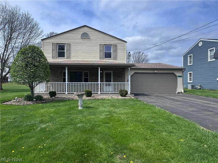 This 3-bedroom, 3-bathroom home on Clingan Rd. in the Poland School District has been tastefully updated and ready for you to move in to immediately! This house is less than a minute away from amazing restaurants, grocery stores, gas, fast food, doctors and vets...you will absolutely LOVE the location! You'll notice how well cared for this home has been throughout its past ownership and has been recently renovated to fit today's modern touch! Seeing a newer roof, asphalt driveway, siding and windows when pulling up, you'll understand exactly what I mean! Sit on the large covered front porch and enjoy your morning coffee or step through the front door to the living room with large picture window, brand new electric fireplace, and new vinyl flooring that runs throughout the whole main floor. Beautiful black cabinets with gold accents, new countertops, backsplash and black-stainless appliances are featured in the newly expanded kitchen. A dining room with new chandelier leads into the family room with a half bathroom and exit to the back patio area. This room could also be converted to a 4th bedroom by adding a door which would make for a large bedroom with half bath attached if more space is needed! Upstairs are 3 bedrooms all with brand new carpet, ceiling fans, new 6-panel doors throughout the whole house, paint, hardware and fixtures. A full bathroom with tub-surround also resides on this level! The basement has just been partially finished (previously waterproofed) with new LVT flooring, blacked out ceiling, recessed lighting and a full bathroom with tiled stand-up shower and new vanity. The laundry room has a utility tub, washer, dryer, and newer furnace. Outside is a covered back porch with brick patio perfect for hosting a fire on those summer nights! This one is an absolute must see!