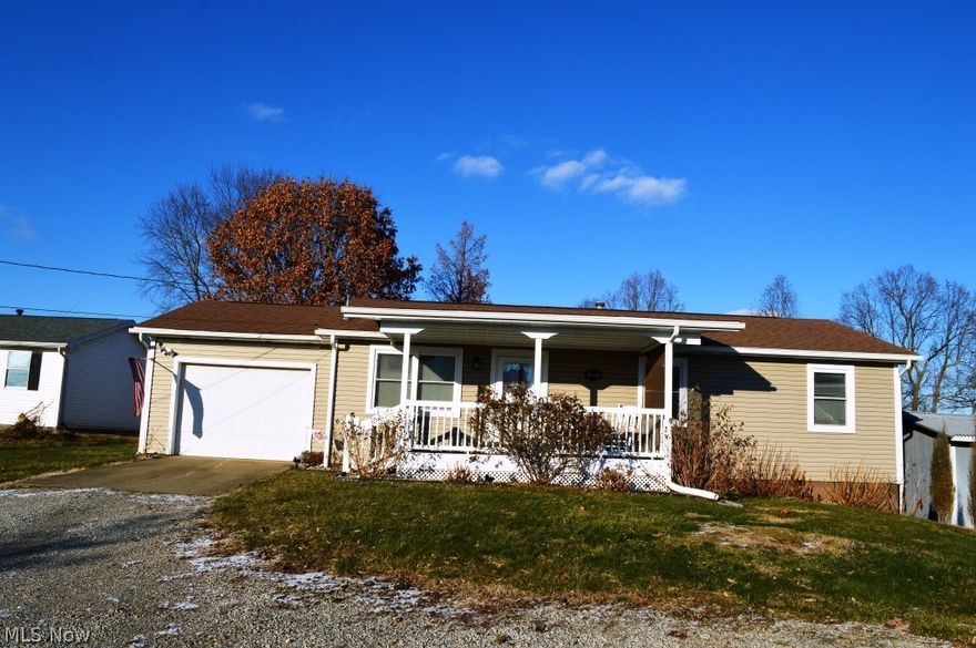 This home offers many updates, completely remodeled within the last 7 years.  Kitchen has been nicely updated and offers lots of cabinets and counter space,  dining area offers French doors to screened in 12'x16' porch, 14'x24' storage building and level oversized back yard with some woods.  Home offers laminate floors through out with tile in the beautifully remodeled bathroom offering a Jacuzzi tub and double bowl vanity.  Walkout basement could be finished with a rec room.  Move in ready!