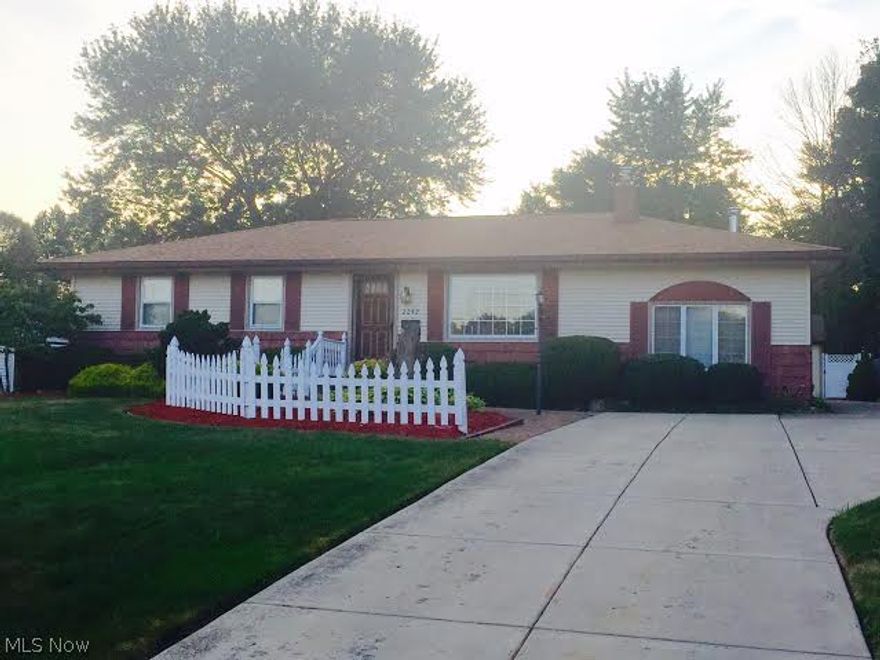 JUST IN TIME for Summer is this STUNNING Austintown dream home! Vacation in your own backyard! Located on a culdesac, this awesome ranch home features large living room, spacious kitchen with breakfast bar and dining area, and sunken family room with woodburner! 3 LARGE bedrooms freshly painted! Great cathedral jacuzzi room makes this home perfect for entertaining! French doors step out to the deck thats perfect for summer cookouts with views of the absolutely BREATHTAKING Inground POOL! The pool area also features tons of patio space, new vinyl fencing with lighting, and even a changing room! Step into the 3.5 PLUS car garage- with r30 and t111, insulated to the max, tons of overhead light, NEW garage doors and beautiful walls. Thats not all- to continue with the entertainment theme- the FULL FINISHED basement features a full wet bar, pool table area, rec room, and full bath!! Furnace and Air have been replaced. Every upgrade has been done and the owners have meticulously maintained this home and it shows! This home has SO MUCH to offer! Make your appointment today!