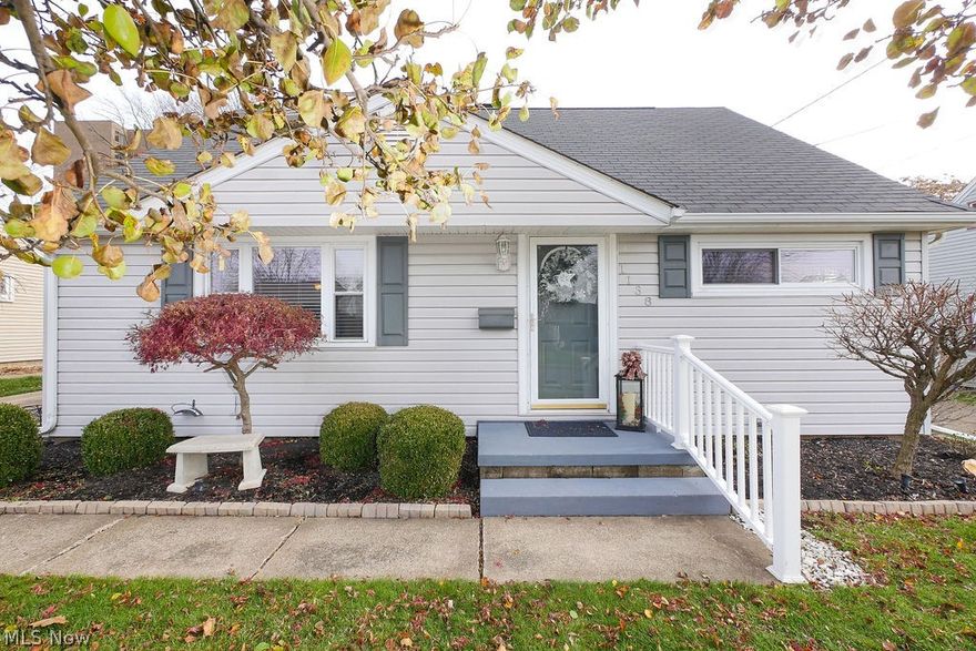 Welcome home to this well maintained and gorgeous bungalow close to the Hall of Fame! Updates include: Windows, siding & roof (2006), shed (2010), driveway & patio (2016), Paint (2019) and hardwood floors (2021). This home is move in ready for you!