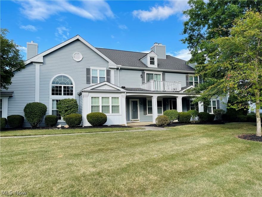 Welcome to this open and inviting lower level, 2-bedroom condo in Olmsted Falls! The great room welcomes you with clean carpeting and a wood burning fireplace. The spacious eat-in kitchen is adjacent and offers ample cabinetry, prep space, appliances, a pantry, and a dining area. The home also includes a spacious master bedroom, with a full master bath, new vinyl flooring and a his and her walk in closet! You will also find a second spacious bedroom with a closet, and another full size bathroom that includes a washer and dryer. All new windows, replaced in 2021. Carpet was replaced in 2019 and in excellent condition. Don't miss the chance to view this lovely condo. Schedule your private showing today!