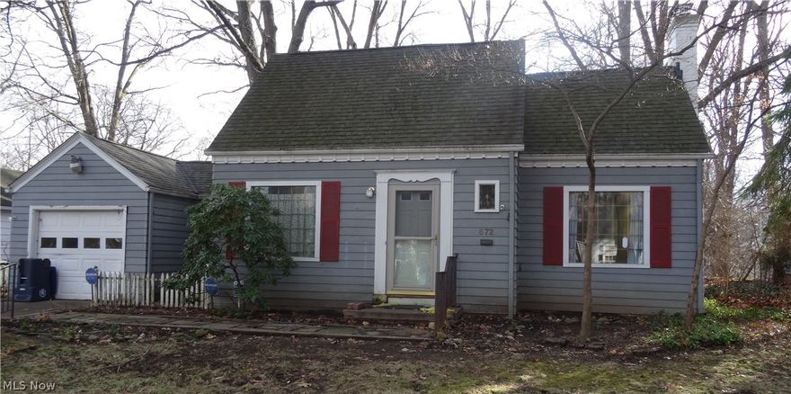 Cute Merriman manor cape priced at a discount!  Backs up to wooded views, one car att garage, full basement.  Two bedrooms and a full bath on main floor, one bedroom and possible office + another full bath on the second floor. Immediate possession!