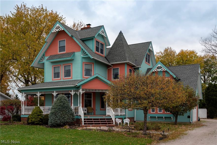 Welcome to the Watersedge Retreat! This amazing home is currently being operated as an award winning B&B. Every day is a vacation here on Kelleys Island. This great island has a vibrant downtown area, plenty of docking options for your boat and incredible views of beautiful Lake Erie. Continue operating Watersedge Retreat as a B&B or change it to your own personal retreat for friends and family. Built in 1994 this home has all of the charm of the Victorian era with modern day updates. Enjoy gorgeous Lake Erie views from the wrap around porch and most of the windows. Snuggle by the fire in the living room or family room. Built to last and sure to please!