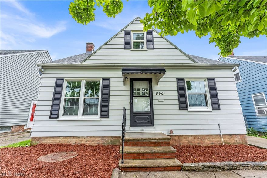 Step inside to see this beautiful, fully renovated cape cod that could be your new home sweet home! This charming home has been updated inside & out including big ticket items like brand new roof on the house & garage, newer windows and fresh exterior paint! Inside the front door you'll find a bright open plan interior with an modern, updated kitchen and beautiful hardwood floors in the living room that continue through to the main floor bedrooms. The eat-in kitchen features chic white cabinets, contemporary hardware and light fixtures, white subway tile backsplash, new flooring, new countertops and new stainless steel dishwasher and microwave. On the main floor you'll also find 2 of the 3 bedrooms and the first of 2 gorgeously updated full bathrooms- both offering beautiful tile flooring, tile tub surround, new vanity, fixtures and flooring! The second floor offers the master bedroom with ensuite full bath and plenty of storage! Downstairs is additional living space with a basement rec room that features new flooring, a built-in bar, storage and a convenient half bath! Plus, the large backyard is fully fenced and offers a newer detached 2-car garage with opener. Located in a quiet residential neighborhood, it's minutes from the highway, close to shopping, parks, schools and more! Don't miss out on this chance! Schedule your showing before it's too late! This property is POS Compliant
