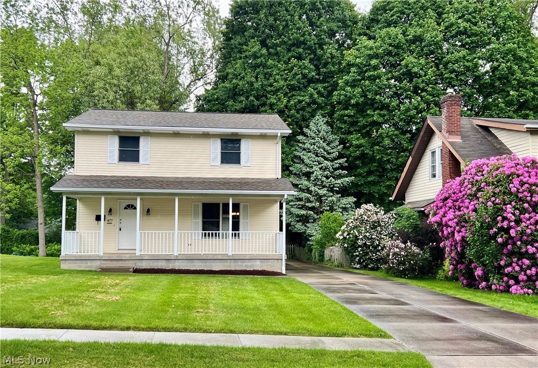 Welcome home! With over 2400 finished square feet of livable space this beautiful 3-bedroom, 2.5-bath colonial is a perfect blend of comfortable living and modern updates. The property features new flooring, fixtures, and fresh paint throughout, providing a fresh and inviting atmosphere. The spacious layout includes a large family room, a formal dining room, and a well-appointed kitchen, perfect for both daily living and entertaining. Enjoy the convenience of first-floor laundry and an abundance of storage and closet space throughout the home. Updated bathrooms provide modern finishes, and new appliances add a sleek touch to the kitchen. The furnace and air conditioning system are just a year old, ensuring comfort year-round, while the roof, only five years old, offers peace of mind. The finished basement is a versatile space, complete with glass block windows, a separate storage room, a multipurpose room, and a utility area. Outside, the large 2-plus car garage provides ample space for vehicles, toys, and gardening equipment. Situated close to downtown, parks, shopping, and the university, this home offers convenience and accessibility to everything you need. Don't miss out on this move-in ready gem! Schedule a showing today!