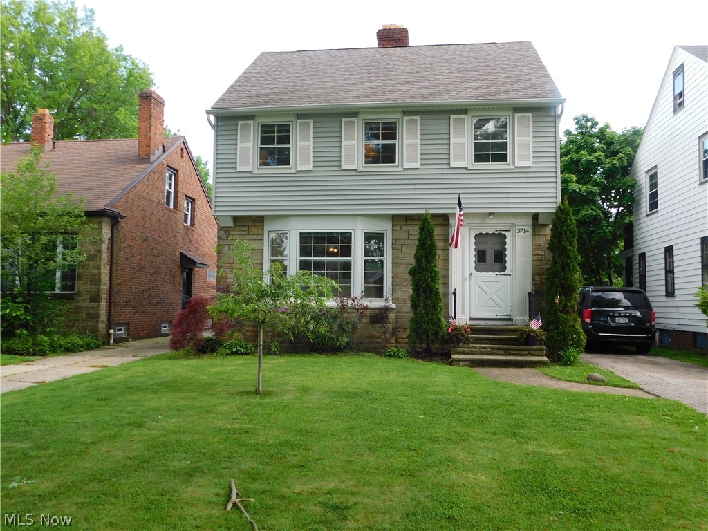 What a gem, in beautiful Cleveland Heights. Walk in to the large living room with a natural wood burning fireplace. Off the living room you will find a nice sized dining room that can access the oversized kitchen or head out on the back deck to enjoy the serenity of your back yard. With large bedrooms and a recently remodeled bathroom what more could you ask for. The balcony off the 2nd bedroom is functional and has a great view of the back yard as well. Speaking of the back yard, there is a French drain to help disperse the rainfall and keep things dry. Bedroom number 4 is on the 3rd floor and offers an additional 300+ square foot of space. The rec room in the basement is a great play area for kids, a nice workout space or just for extra finished space. Roof is under 10 years, electrical is newer along with the glass block windows. Don’t miss your chance to own this beauty. Home owners are offering a home warranty. Call today for your private showing!