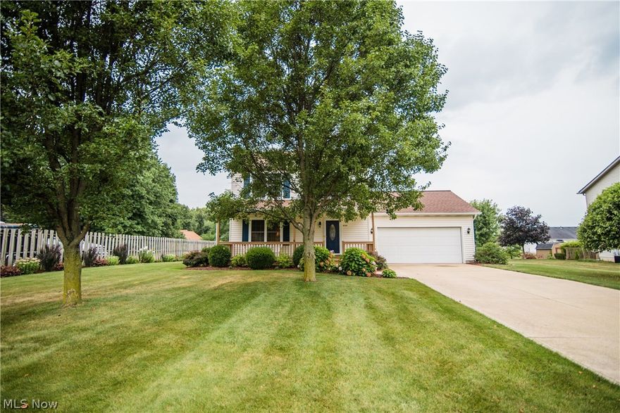 Remarkable opportunity to live in the prestigious Deerfield, close to turnpike and I-480. Stunning 3 bedroom 2.5 bath colonial with a large yard. The kitchen is a chefs dream, including stainless steel appliances and ample counter space. Upstairs, the 3 bedrooms have large closets and new carpet in master and guest. Downstairs features a finished bonus room. This stunning home was built in 2000 and has undergone many upgrades, including the roof in 2011, furnace, A/C, humidifier and air purifier system in 2012. Pella windows, patio door in 2014, H20 Tank in 2015. Large deck out back overlooks the large private backyard with mature trees. Schedule your private showing today.