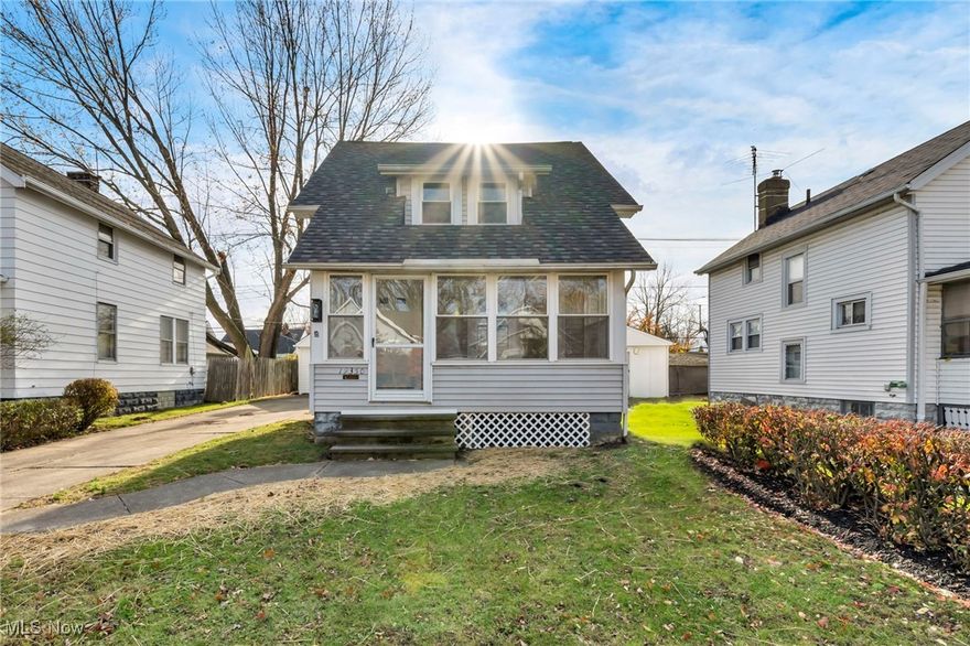 Beautifully updated 3-bedroom, 1-bath home in Euclid! This charming property boasts an updated kitchen with new appliances, a spacious dining room, and a cozy living room. Recent updates include a brand-new roof, new AC, fresh flooring, updated electric panel, and a fresh interior paint throughout. Enjoy peaceful mornings or evenings on the inviting enclosed front porch. Plus, the property features a 2-car detached garage for added convenience. Don't miss out on this move-in-ready gem!
