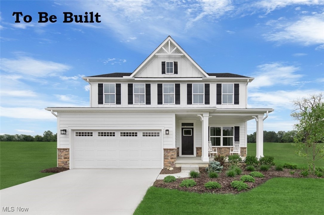 New construction sitting on ¼ acre lot with wooded views! This home offers a modern and open layout with many upgrades. As you enter the home, a flex space sits to your left that can be used as an office, formal room, play space, you name it! The family room which features a gas fireplace flows into the gourmet kitchen and dining area, so you never miss a moment. The kitchen includes quartz countertops, white cabinets, a huge center island, stainless steel appliances, and a large pantry. Upgraded LVP flooring is throughout the entire first floor and all appliances are included! On the second floor, four large bedrooms await. The owner’s bedroom boasts a huge walk in closet and a private bathroom with a ceramic tiled shower with a seat and a dual vanity. Laundry is also on the second floor and washer and dryer are included. The basement is finished and includes a full bathroom. A large area for storage needs can also be found in the basement. Call to set up a personalized tour today! Pictures for illustration only. To be built.