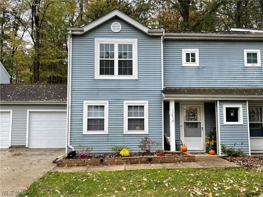 Looking for carefree condo living but still want that peaceful serene setting with nature out your door?  Well you found it ! This gorgeous remodeled 3 BR 2 full bath unit has been tastefully painted with neutral colors, along with new window treatments & lighting and is nestled on a cul-de-sac in the Courtyard of Woodbury.  Vaulted Great room is open to dining and galley kitchen with breakfast bar. Laundry is conveniently located off kitchen leading to attached garage.  Optional first floor master and remodeled full bath complete the first floor. Stone paver patio is easily accessible and overlooks your own little nature preserve.  Second floor hosts a master bedroom with 2 walk in closets along with a third bedroom. The sliding barn door opens to the second full bath.  Updates completed within the past 5 years include windows, furnace & a/c, hot water tank, roof, stove & garage door.  All you need to do is move in.  Home is wired for security for additional peace of mind.  All applia