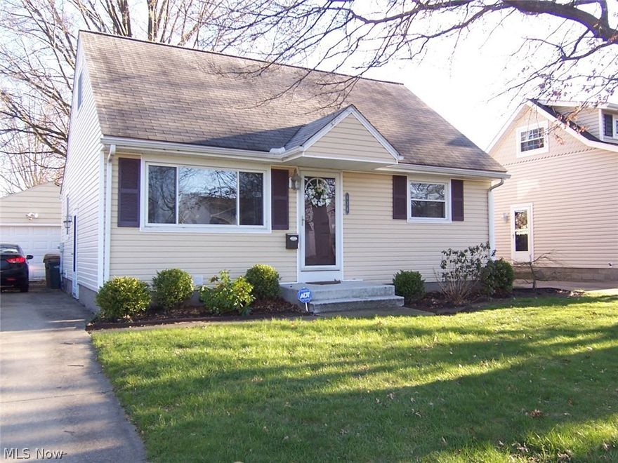 Beautifully updated 3 bedroom 2 full bath Cape. Enjoy the updated kitchen with granite counter tops and stainless steel appliances. The first floor is complete with newer hardwood floors and neutral paint. The upstairs, master bedroom is very spacious with a large walk-through closet.The basement has been fully finished with a full bath, perfect for entertaining, a second living area, or a kids play area. Along with the many cosmetic updates, some others include: newer vinyl windows, vinyl siding, and basement water proofing. This home is move-in ready. Call to schedule your private showing today!