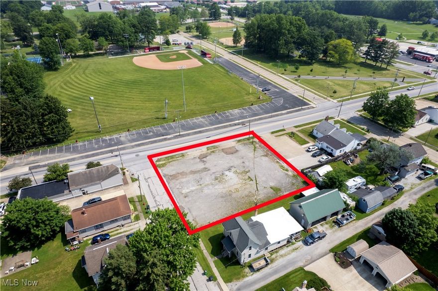 620 High Street, Orrville, OH – Prime Vacant Lot Across from Orr Park. 
Opportunity knocks with this highly visible vacant lot located directly across the street from Orr Park in the heart of Orrville. Positioned along a well-traveled corridor, this parcel offers excellent traffic exposure and accessibility, making it ideal for a variety of potential uses.  Currently rented on a month-to-month basis by a local food truck vendor, the property is already generating income while leaving the door open for future development or expansion. Whether you’re looking to continue as a rental space, launch a small business, or explore other commercial or recreational possibilities, this location provides the flexibility to bring your vision to life.  With proximity to the park, schools, and downtown, this is a unique chance to own a versatile piece of property in a desirable, high-traffic area.  Property is Agent Owned.