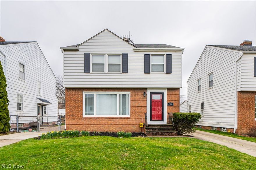 Quaint Colonial home on a Tranquil Street in South Euclid, Ohio!
Nestled on a peaceful street, this charming colonial offers a wonderful blend of comfort and convenience. Boasting 3 bedrooms
and 1.5 bathrooms, this home is perfect for families or those seeking a cozy retreat.
As you step inside, you're greeted by a spacious living room featuring new flooring that leads seamlessly into the dining room
and updated kitchen. The kitchen showcases new silver appliances, providing a modern touch to the heart of the home.
Enjoy the luxury of newer windows throughout, allowing natural light to fill the space while maintaining energy efficiency. Stay
cool during the summer months with a new AC unit installed in 2022, ensuring comfort year-round.
Upstairs you'll find inviting 3 bedrooms and an updated bathroom offering style. Additionally the half-finished basement provides
extra space for storage or recreation, adding versatility to the home.
Conveniently located near shopping centers within walking distance, this home offers easy access to everyday amenities. With
newer carpeting and fresh paint, this home is ready for you to move in and make your own!
Don't miss out on the opportunity to own this warming delightful South Euclid residence. Schedule your showing today and
experience it for yourself !