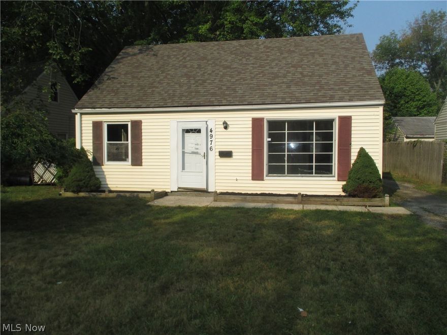 Cute ranch home with curb appeal ! Enjoy the central air and covered patio ! There is a one car detached garage with plenty of storage room. Just add a little TLC to make this your home. Conveniently located near City parks, pools and the shores of Lake Erie. This is a Fannie Mae HomePath Property.