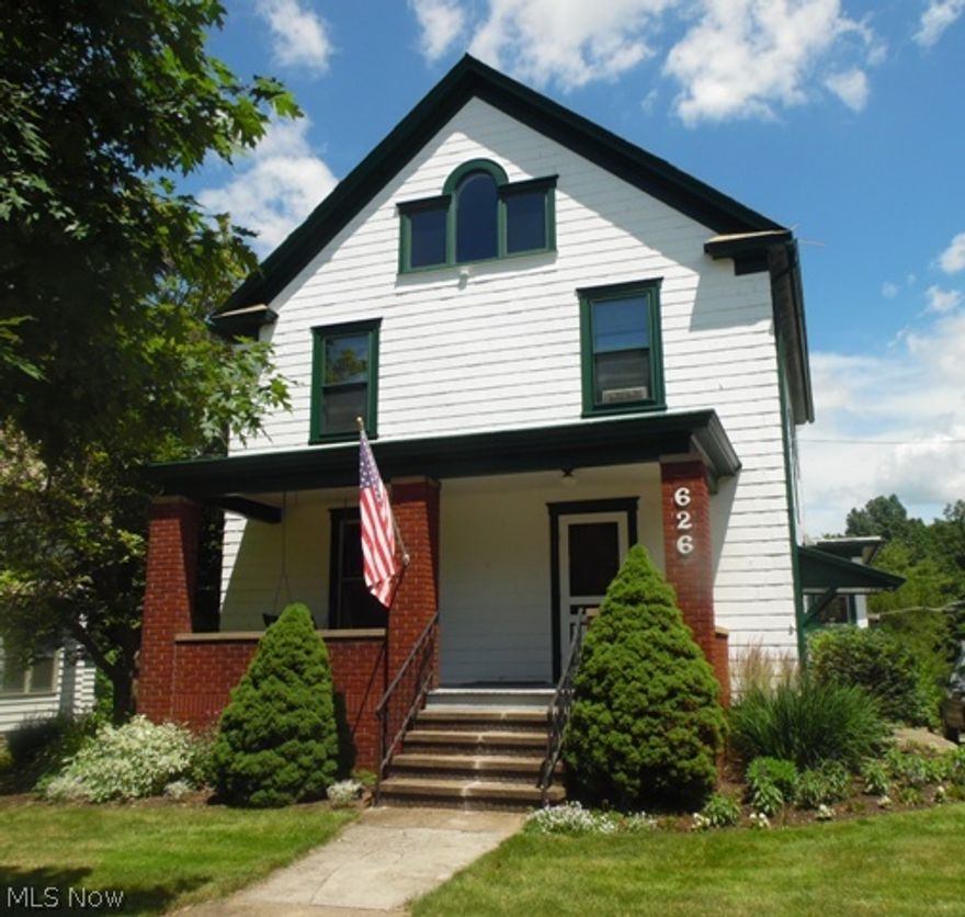 Character & charm is boasting from this beautiful 2 story home with 4-5 bedrooms, 1.5 bathrooms, finished attic and so much more. Amazing woodwork and built ins throughout along w/updated Kitchen and welcoming breakfast room. Formal dining room & large open living room. 1st floor office or bedroom & 1/2 bath completes the first floor. 2nd floor offers full bath w/Jacuzzi tub & separate stand up shower along with 3 large & spacious bedrooms. Additional 2 possible bedrooms in finished attic. Enjoy peaceful evenings on your front porch or rear deck overlooking all the beautiful perennials in your fenced back yard and det 2 car garage. Home Warranty option available. Priced to sell!