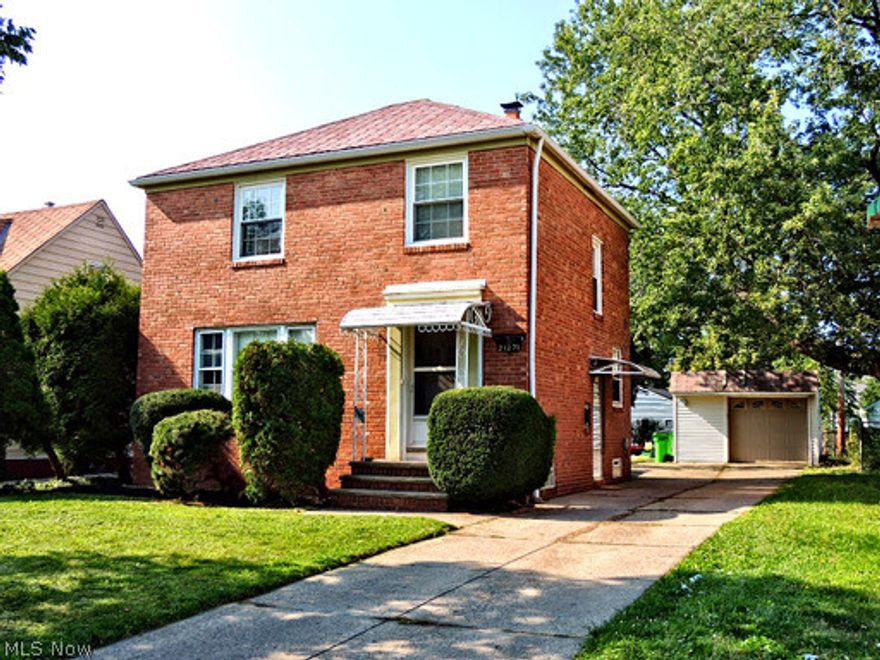 This three bedroom, 2 full bath brick colonial is available for immediate occupancy!  Refinished hardwood floors throughout, updated kitchen with refrigerator, stove/range and dishwasher and even room for a breakfast nook!  Screened in sunroom off of the formal dining room extending entertainment to the outdoors!  Full basement with rec area, full bath, laundry and storage.