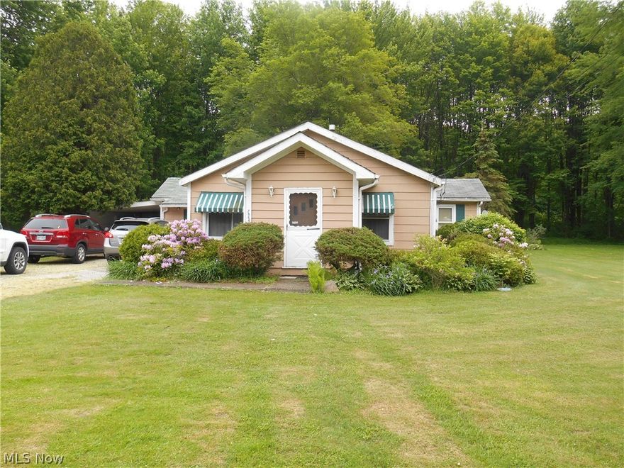 Low utility bills.  Three bedroom, one floor  home located on 3 lots.   Attached carport. Large outbuilding in back yard.   Same owner for 68 years.
Executor/estate will do no repairs, selling as is condition.  All inspections for buyers knowledge only.  Utility room, additional storage room, and a carpeted bonus/family room.  Stove and refrigerator are included with purchase of home. Septic inspection done.