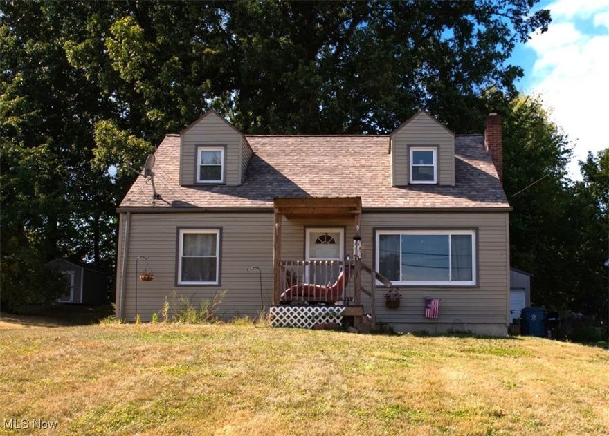 Welcome to the Struthers home You have been waiting for this exceptional property. It's a charming cape cod featuring a master bedroom on the upper floor and two additional bedrooms on the main floor, accompanied by a full bath. The spacious living room seamlessly integrates with the kitchen, which boasts an abundance of natural light and ample storage. Notable features include granite countertops in the kitchen. The lower level encompasses a basement area with a conveniently located laundry area. Recent updates comprise a newer furnace and hot water tank. The backyard is perfectly suited for entertaining, so schedule your showing today.