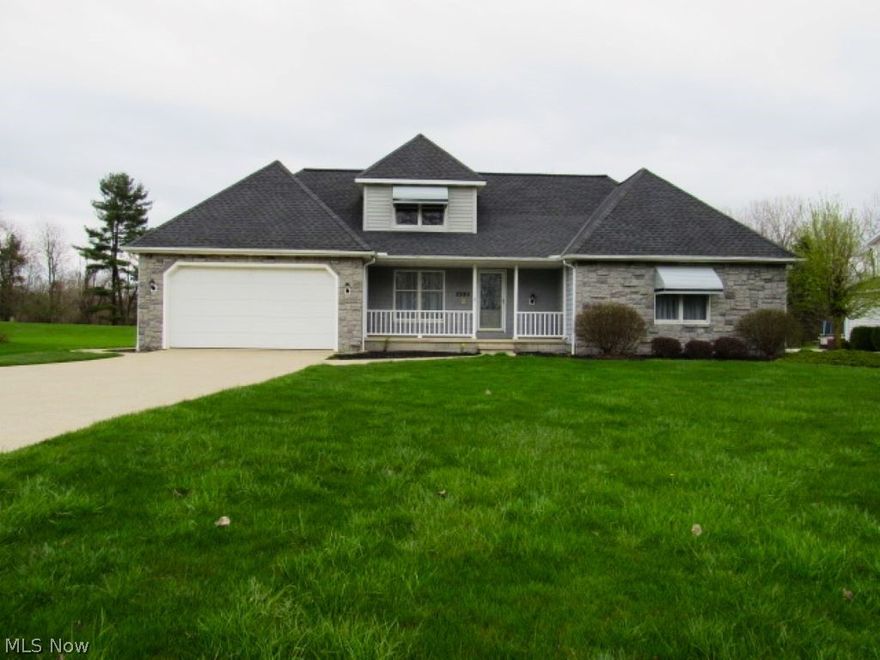 Welcome to your dream contemporary Cape Cod home nestled in a tranquil setting. This exquisite 4-bedroom, 3-bathroom residence is a testament to timeless elegance and modern comfort. Lovingly maintained by a single owner, this move-in ready home promises a lifestyle of serenity and convenience. Step inside to discover a custom Amish-built kitchen, complete with stainless steel appliances including a refrigerator, stove, dishwasher, and microwave. The abundance of custom cabinets, expansive countertops, and ample storage space ensures culinary excellence and effortless organization. A dedicated dining room sets the stage for memorable meals. 
The first floor laundry room adds convenience to daily chores. The spacious living room beckons with a cozy gas fireplace, vaulted ceiling, and access to the inviting deck -- an ideal space for relaxation or entertaining.  Retreat to the luxurious first-floor master suite boasting a large walk-in closet and an ensuite bathroom adorned with a marble shower. An additional first-floor bedroom features a whirlpool tub, walk-in closet, and offers versatility for guests or multigenerational living. The second floor has a full bathroom, two generously sized bedrooms with large closets, ensuring everyone enjoys their private sanctuary. One bedroom is spacious enough for two queen-size beds, and an office area perfect for accommodating guests or creating a comfortable retreat. The unfinished full basement presents a blank canvas for customization, storage, or creating additional living spaces tailored to your needs and desires. Outside, the expansive deck spans the length of the house, providing a picturesque setting for outdoor gatherings or simply relaxing and enjoying the natural surroundings while the charming front porch welcomes you with warmth and character.