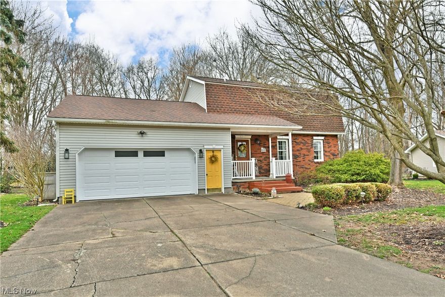 Single family owned for the past 40 years and meticulously maintained; this gorgeous Cortland residence is something you won’t find every day! The sprawling two story, three-bedroom layout dresses to impress from the inside out. Sat on a beautifully manicured lawn, the residence exudes curb appeal with its warm brick work, concrete drive and bright colors. Around the back, a fenced-in yard highlights a stone walkway with patio that surrounds lush flowerbeds that will take your breath away during spring bloom. Take it all in from the raised Composite deck above. Inside the home, a tiled foyer runs along a carpeted staircase, running just past a lovely half bath. Meanwhile, a welcoming living room opens to reveal lush green carpets that continue into the naturally lit dining space. The center of the home delights with a must-see great room layout that spans a fireplace laden family area and a must-see combined dining and kitchen. Highlights include stone-look countertops with a floating island, stainless appliances and built-in pantry space. Upstairs, the main hall sweeps past a trio of elegant bedrooms, trimmed in lavish wallpaper and stained wood accents. A bold, red bath joins them at mid hall. The oversized master bedroom also includes dual closets and a full private bath. Laundry and finished rec space can be found at the basement level. Basement has been waterproofed with a lifetime, transferrable warranty. Roof is only 3 years old, all the big expenses have been done. Come in and make it yours before it's gone!!