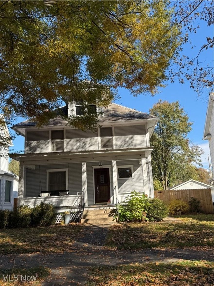 Sellers moved to the country and this house is ready for immediate possession just in time for Christmas! Enjoy this two story home in the heart of downtown Marietta that was completely gutted in the 1980's and new drywall, electrical wiring, and insulation installed. During the renovation they constructed the home with an open floor concept on the first floor with the living room, kitchen, and dining room. The dining room has a double glass door which adds an abundance of natural sunlight into the home. The flat yard is very spacious and fenced in for privacy and/or children and pets to play. In 1984, the detached 3 stall garage was added to the home and two bays are heated with additional parking off the alley access. There is storage available in the attic or it could be finished off for additional living space. Washer and dryer hookups are in the dry basement and there is more room for additional storage for all your needs. This home won't last long, call for your private showing today!