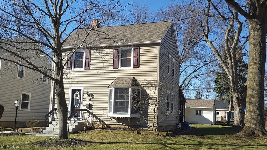 Lovely Updated 3 bedroom colonial situated on an extra large, 2 parcel lot!  Fresh paint and many updates throughout.  Newly remodeled kitchen complete with stainless steel/black appliances, new wood cabinets and flooring.  Formal dining room with charming hardwood flooring and built-in bench.  Spacious living room featuring a beautiful bay window.  Refinished hardwood floors and ceiling fan in master bedroom.  Tastefully updated bathroom on the second floor.  Partially finished basement (rec room-approx 300 sq ft), with laundry (washer and dryer convey with property) and bath.  Large 2 1/2 car garage with attached 17 x 12 room--great for office, workout room or man cave.  Enjoy entertaining in your beautifully landscaped yard complete with a fire pit and screened-in porch.  Yard wired for invisible pet fencing, transmitter does not convey -(Pet Safe brand).  Additional parcel # 0214562. See Supplements for the full list of​​‌​​​​‌​‌​​​‌‌​​​‌‌‌​​‌​​‌‌​​​​ improvements!