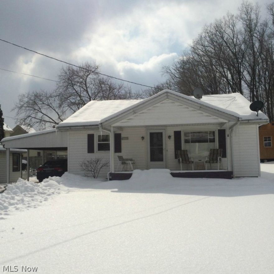 Charming 3 bedroom 1 bath ranch with lots of updates including newer windows with bay window in bonus room.  Fenced yard, private patio & front porch.  Beautiful hardwood floors. Partially finished basement.